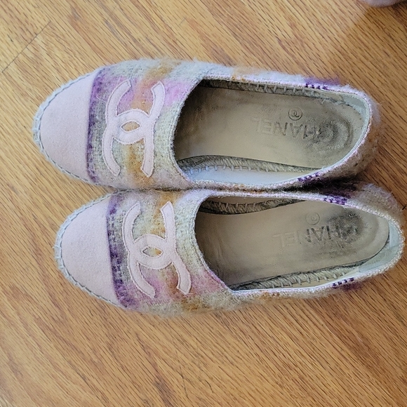 Chanel tweed espadrilles size 37 - Picture 2 of 7
